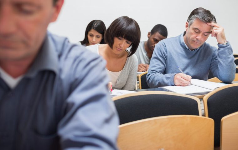 Mature,Students,In,Lecture,In,College