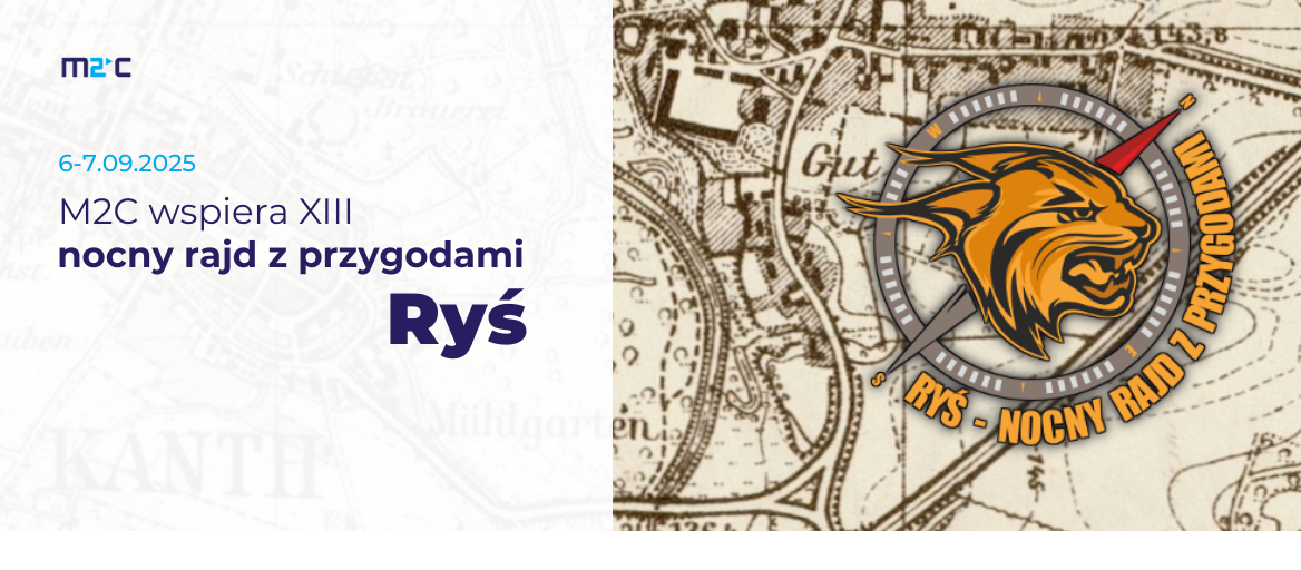 M2C wspiera RYSIA – Nocny Maraton z Przygodami