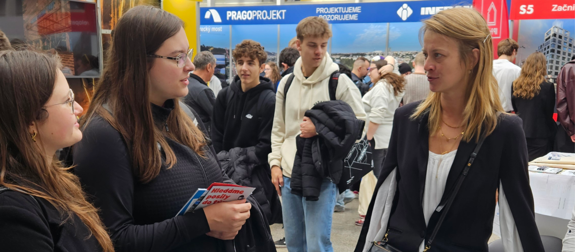 Účast na veletrhu iKariéra na Stavební fakultě ČVUT