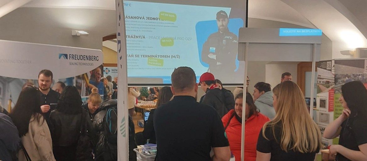 Na Burze práce v Pardubicích jsme byli blíž lidem